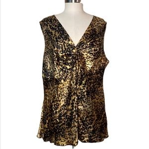 Lane Bryant - Animal Print Blouse - Size 20